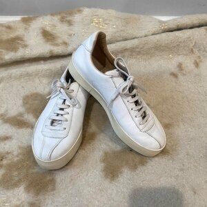 Spalwart Court Low Nappa Leather White on White Sneakers | 37